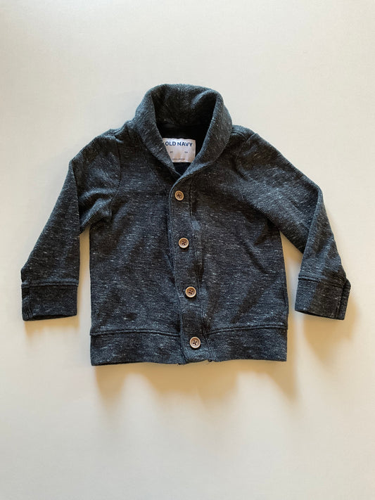 Charcoal Melange Cardigan
