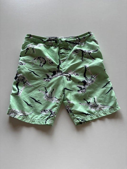 Mint Dino Skeleton Swim Shorts