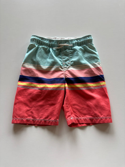 Blue & Coral Swim Shorts