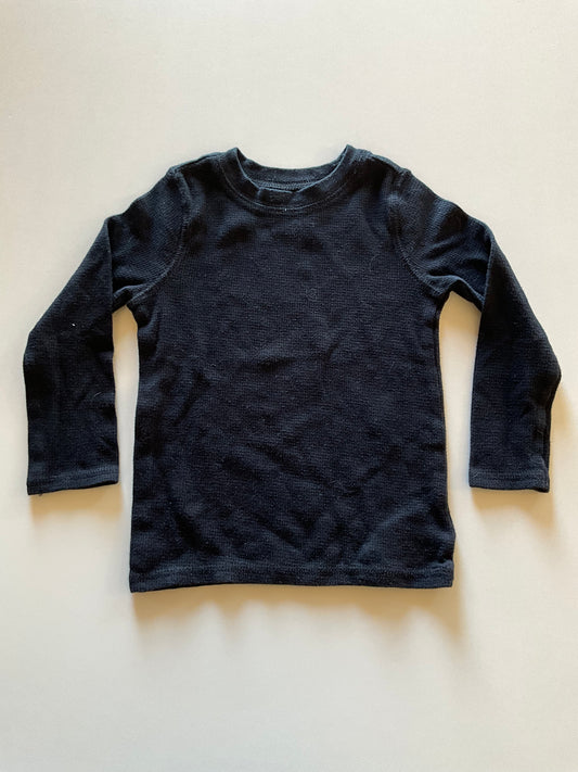 Black Waffle Shirt