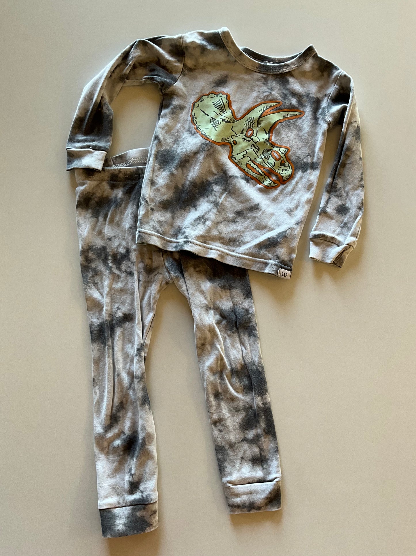 Tie Dye Triceratops Pajamas