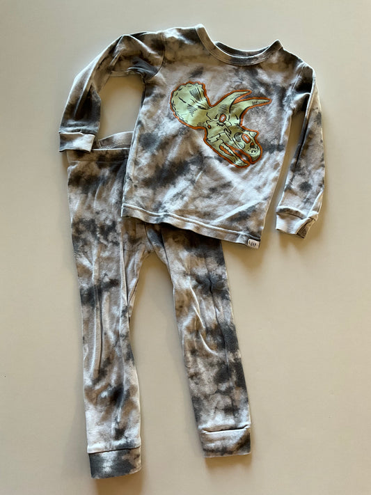 Tie Dye Triceratops Pajamas