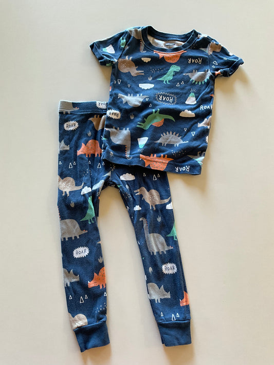 Blue Dinosaur Pajamas