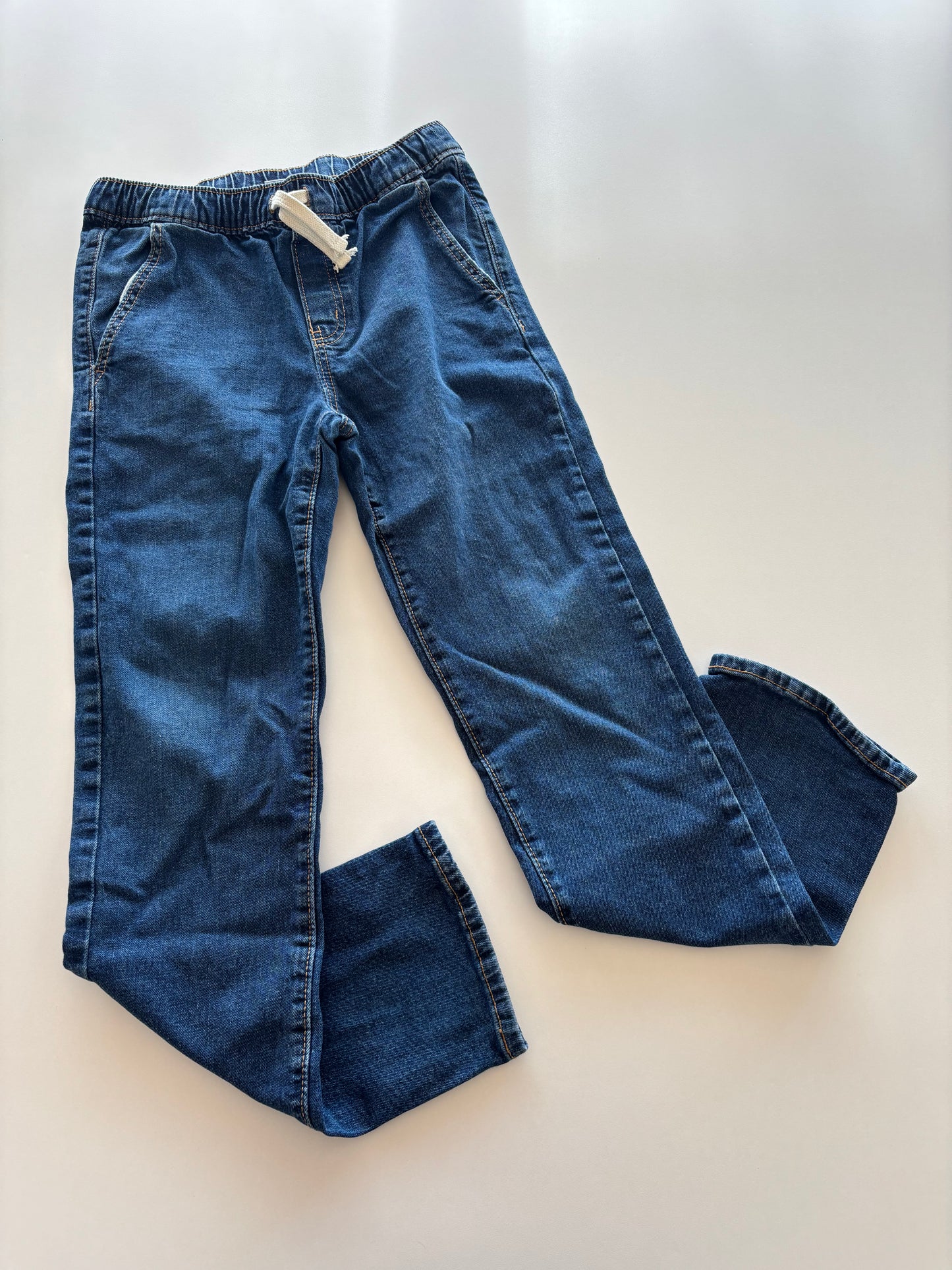 Pull On Straight Denim