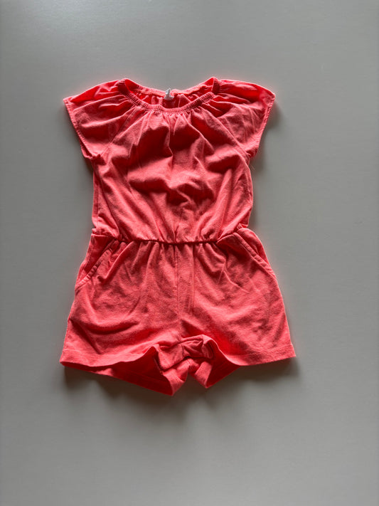 Bright Orange Romper