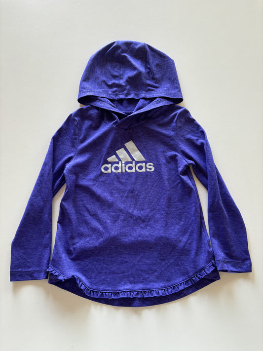 Hooded Purple Melange Shirt