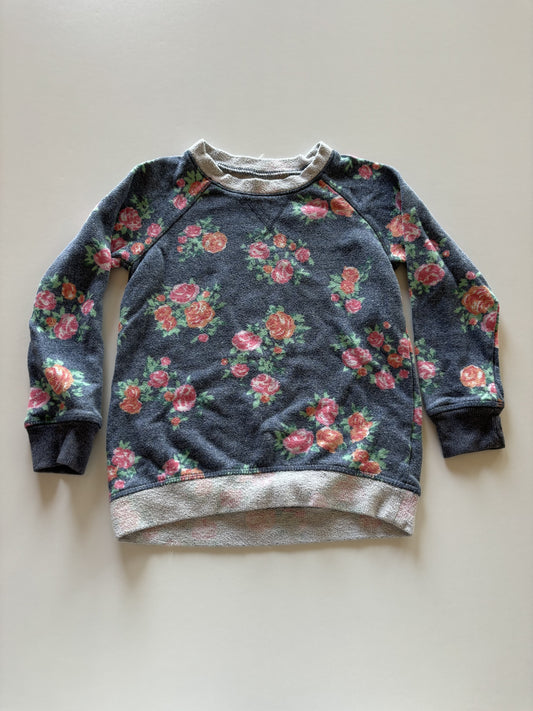 Floral Crewneck Sweater