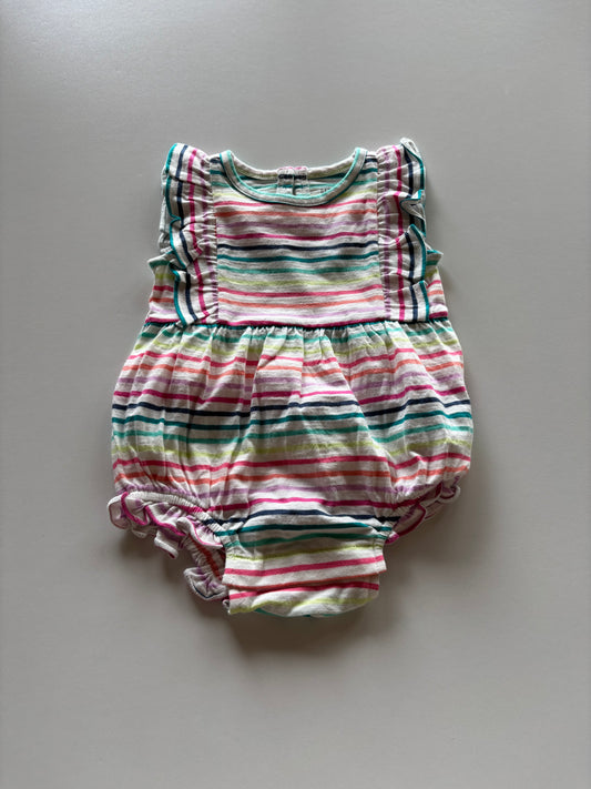 Colourful Striped Romper