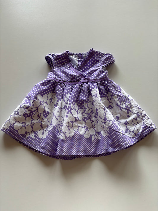 Purple & White Dress