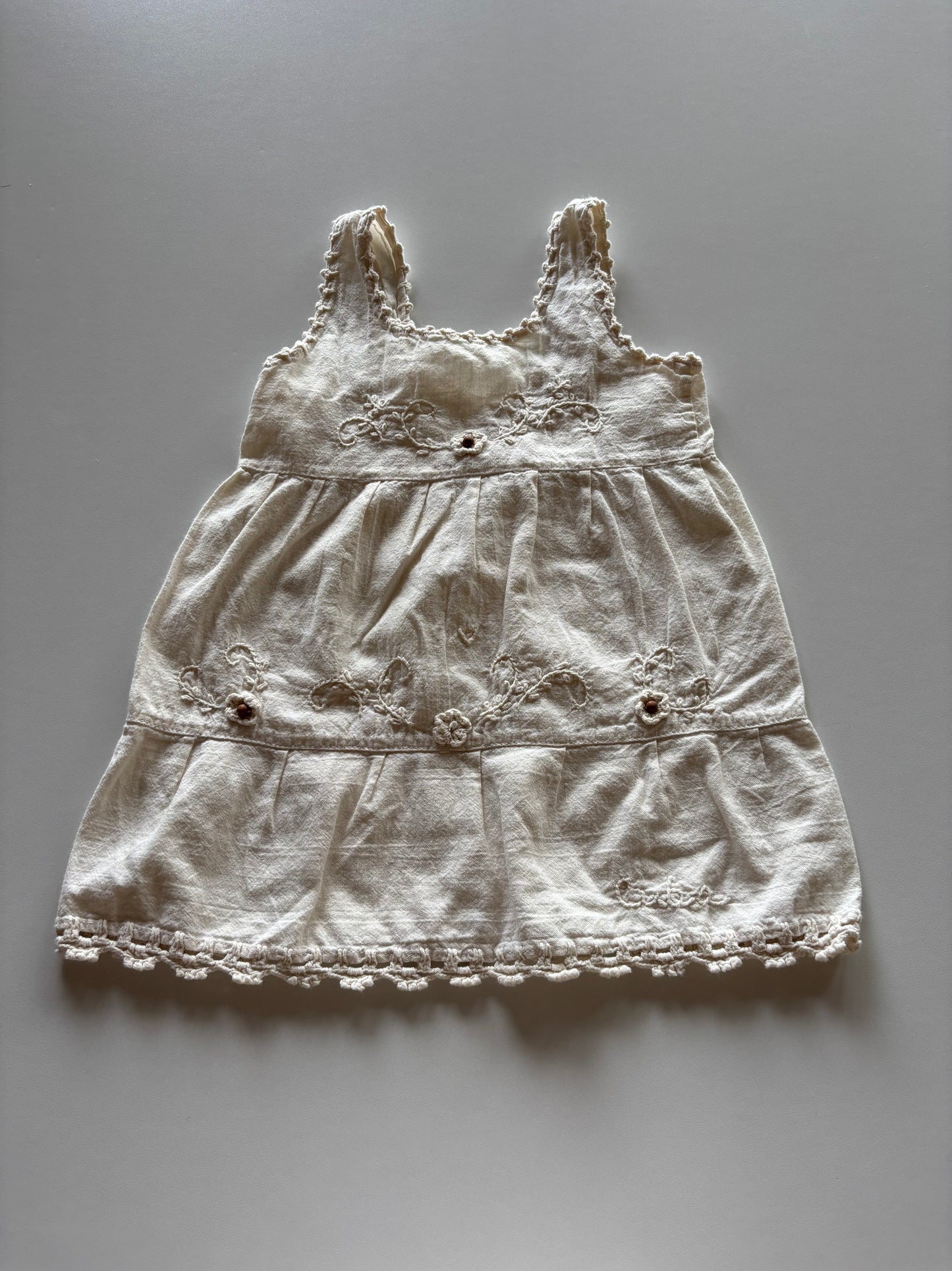 Ivory Linen Dress