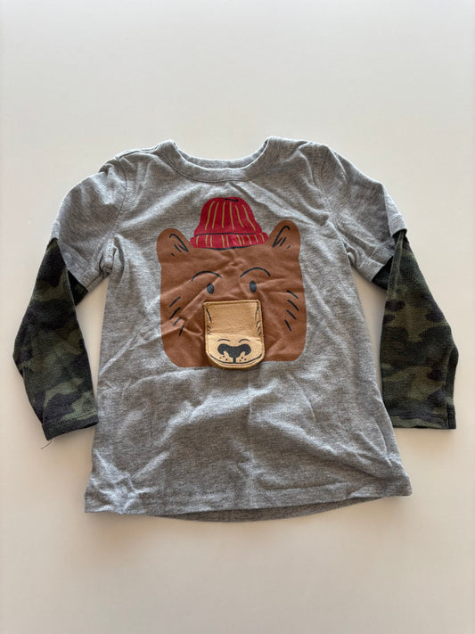 Grey & Camo Bear Shirt