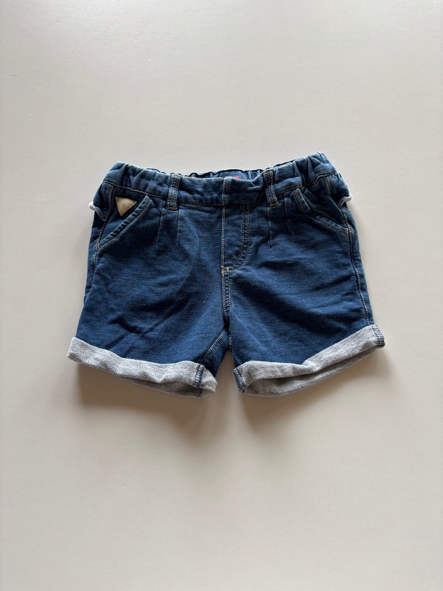 Ruffle Bum Denim Shorts