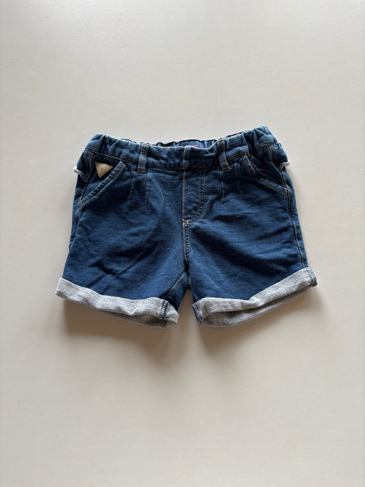 Ruffle Bum Denim Shorts