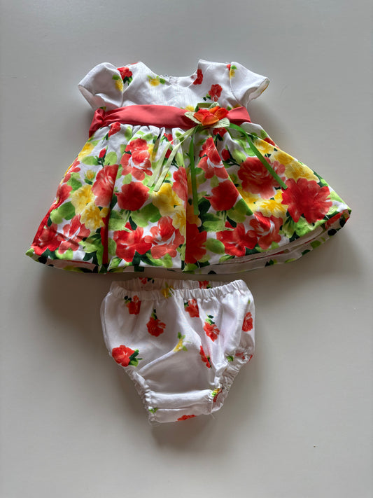 2pc Floral Dress
