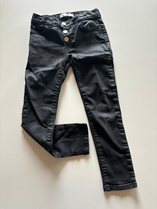Black Coated Denim