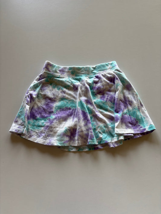 Blue & Purple Tie Dyed Skort