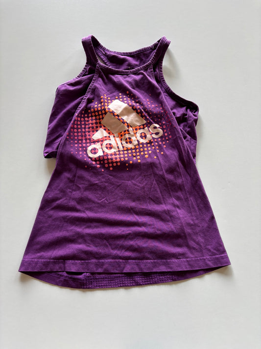 Purple Layered Adidas Tank