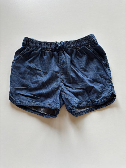 Dark Chambray Shorts