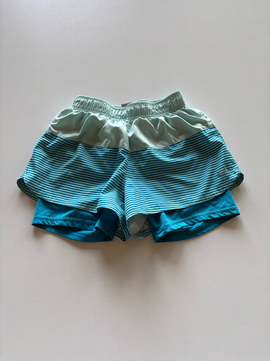 Blue Striped Shorts
