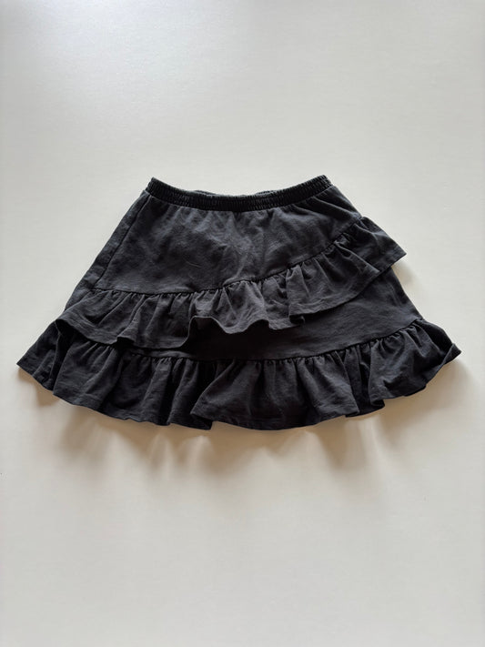 Black Tiered Skort