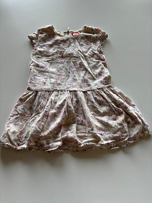 Tan Butterfly Dress