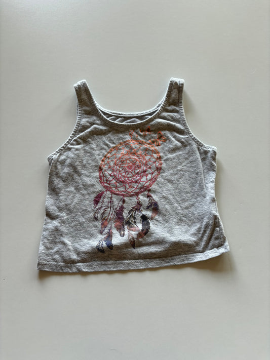 Grey Dreamcatcher Tank
