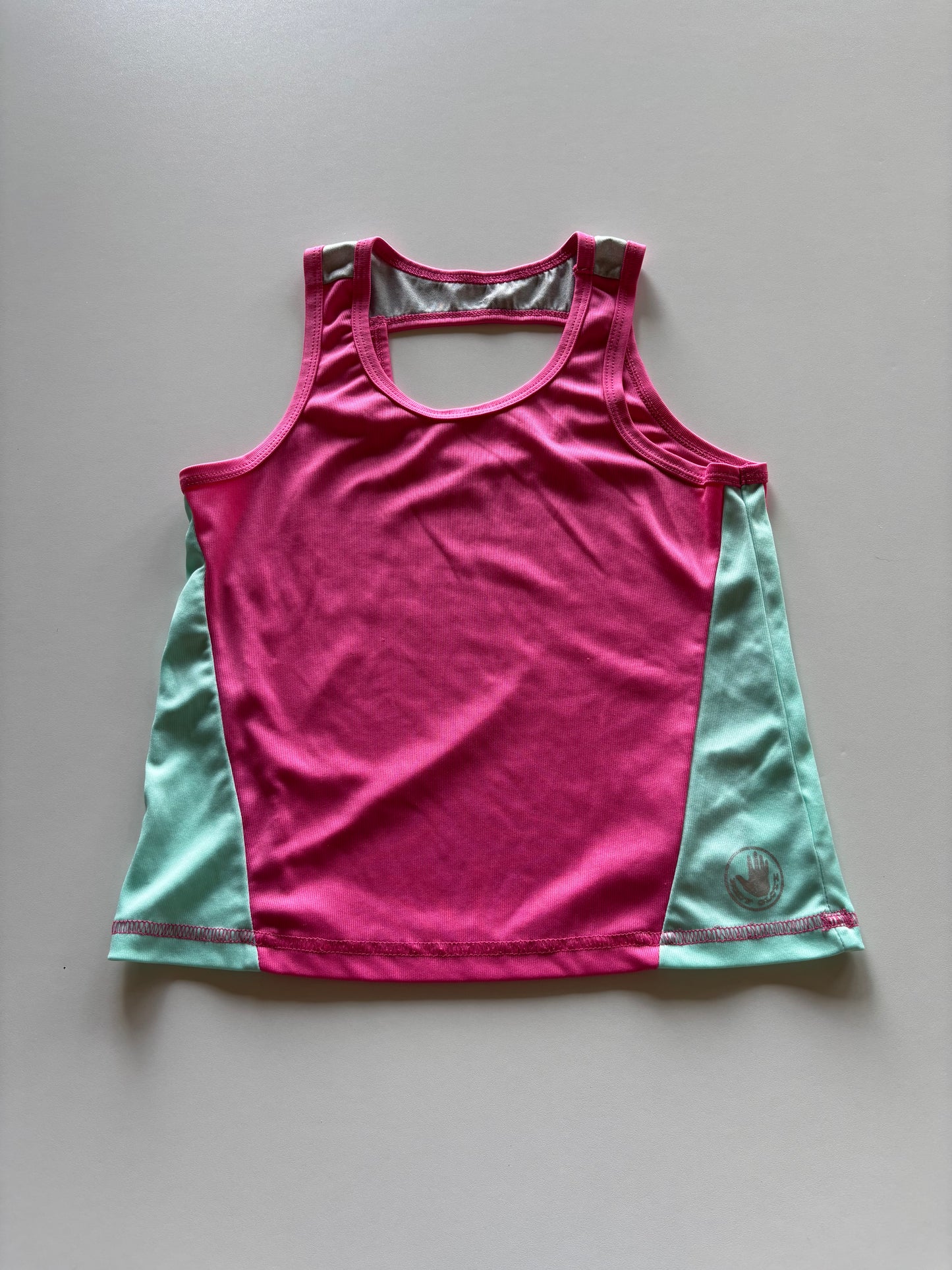 Pink & Mint Athletic Tank