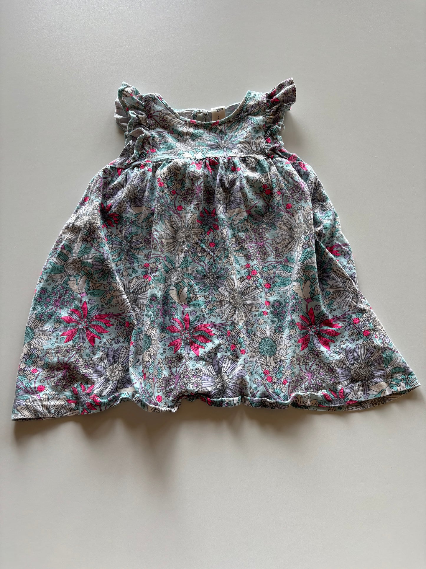 Blue Floral Dress