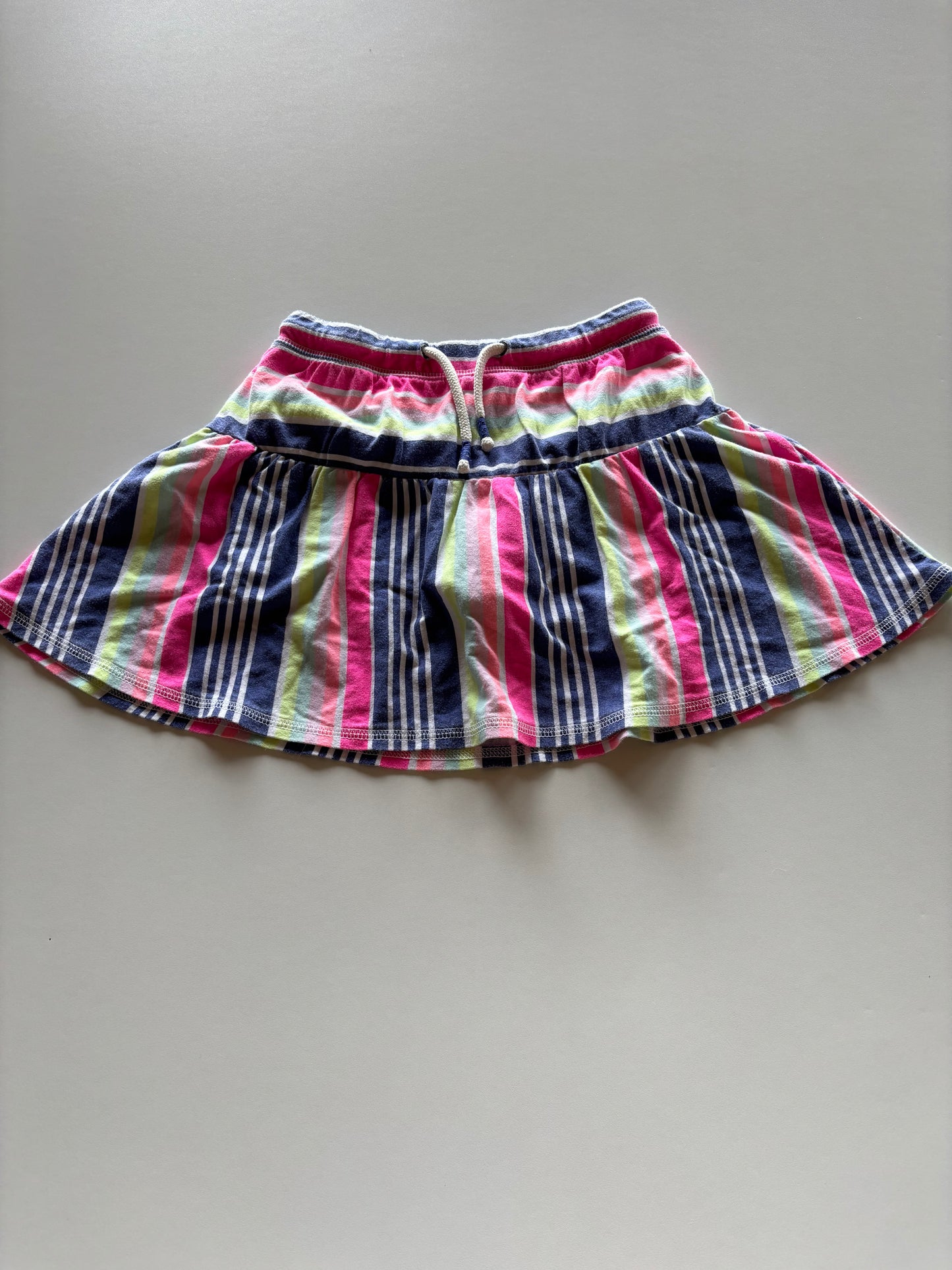 Neon Striped Skort