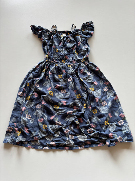 Slate Blue Flower Dress