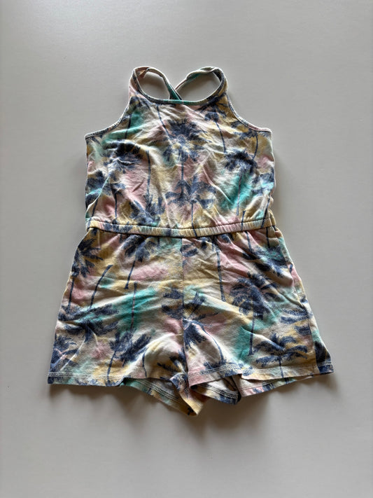 Pastel Palm Tree Romper