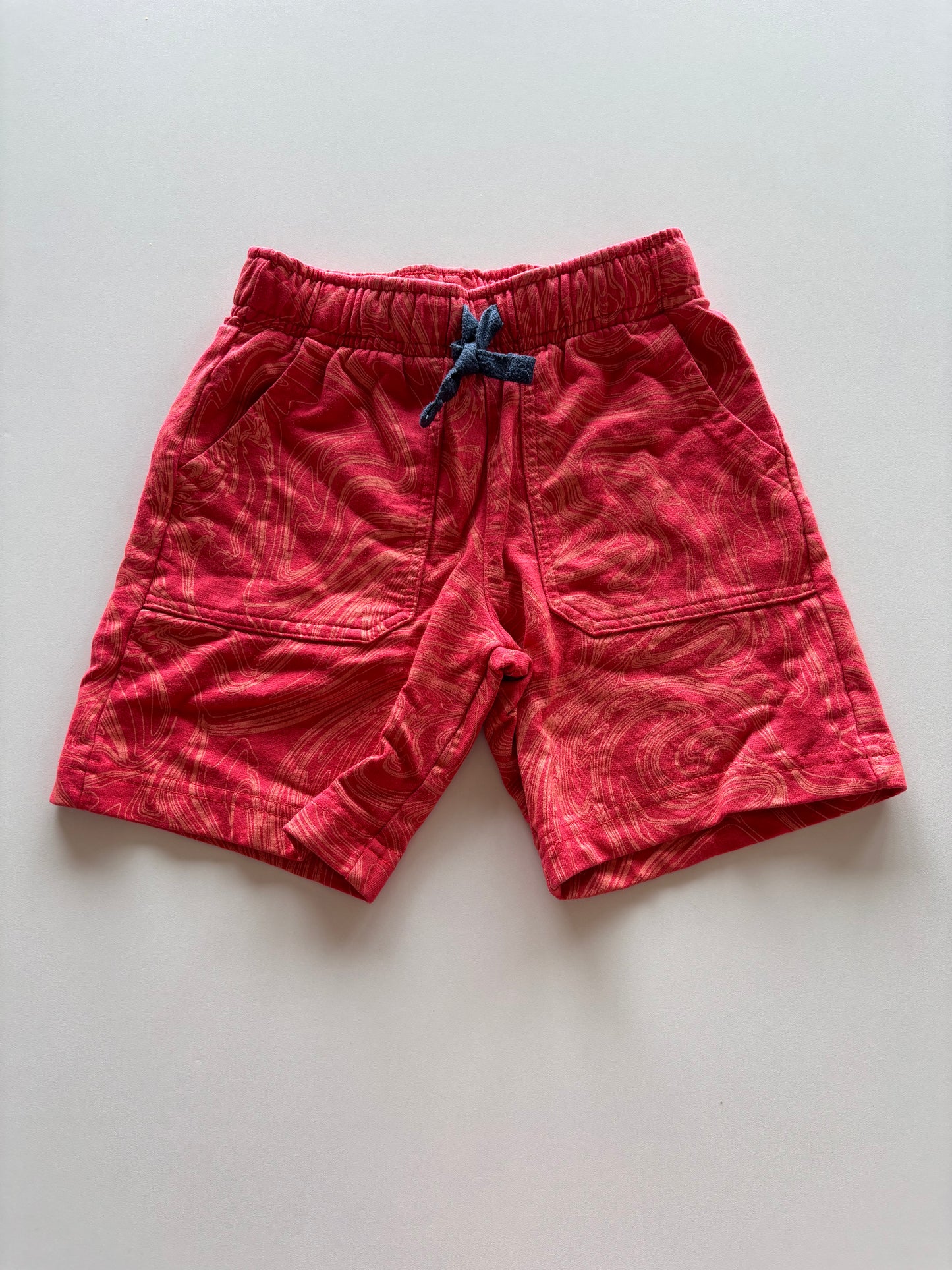 Red & Orange Swirl Shorts