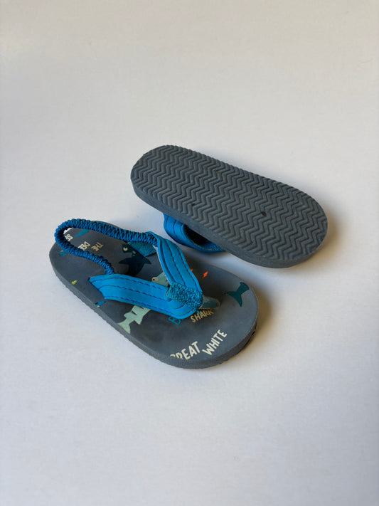 Blue Shark Sandals