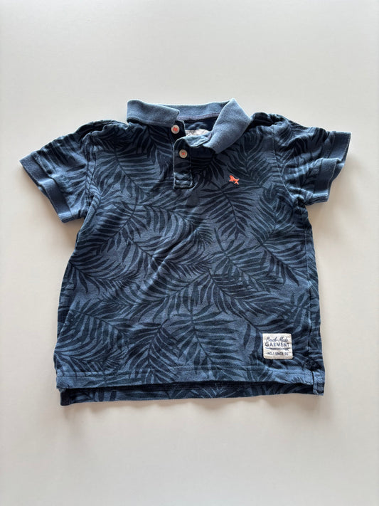 Blue Leaf Polo Tee