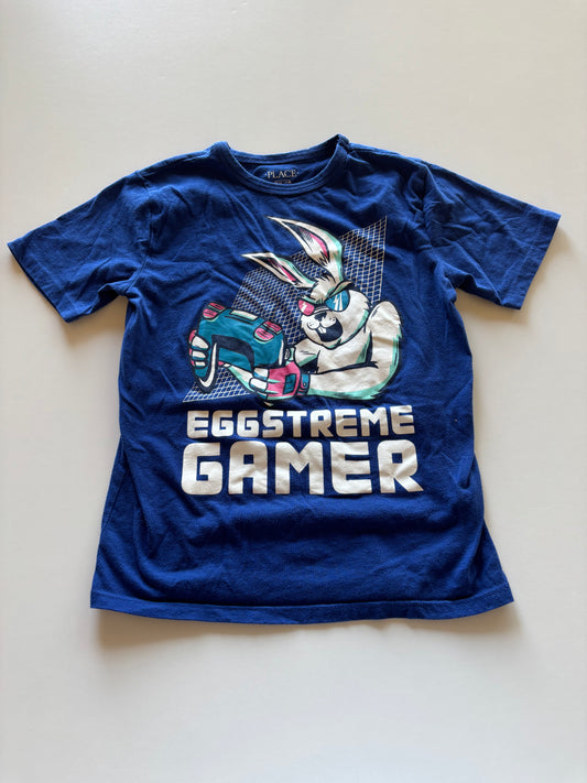 Blue Gamer Bunny Tee