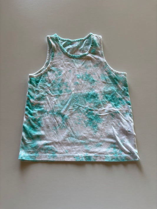 Blue & White Tie Dye Tank