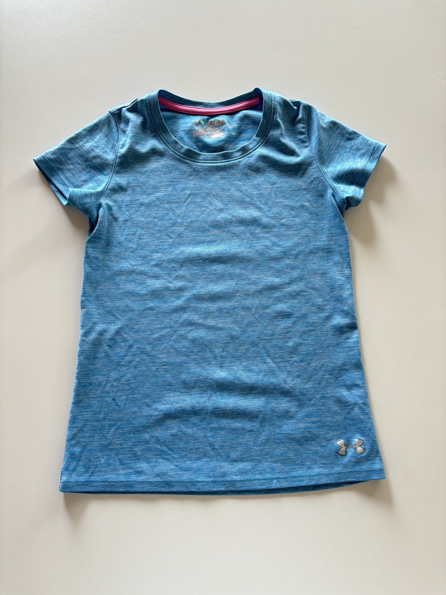 Blue Melange Athletic Tee