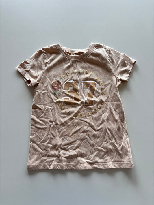 Light Brown Positive Vibes Tee