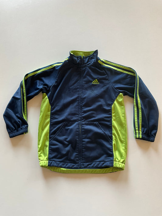 Adidas Navy & Green Zip Up
