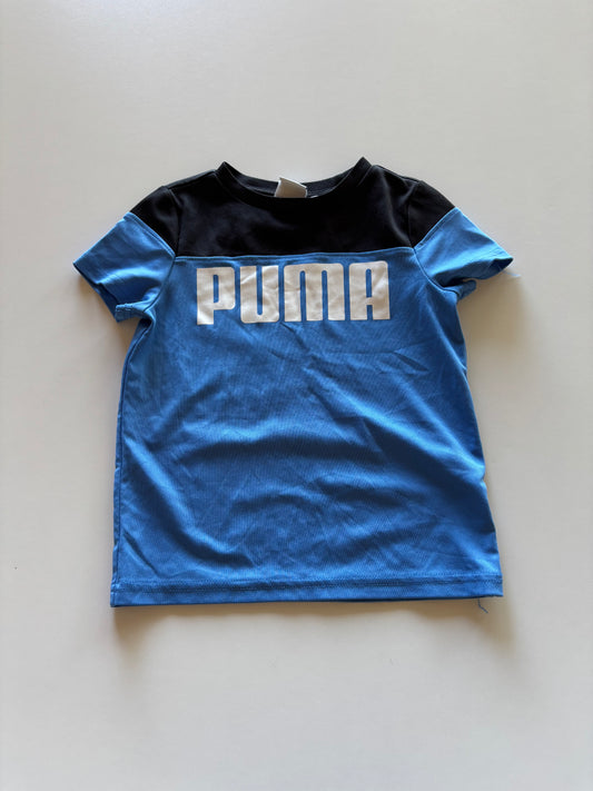 Blue & Black Puma Athletic Tee