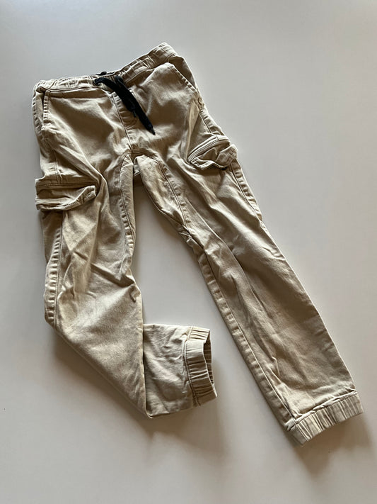 Tan Cargo Joggers