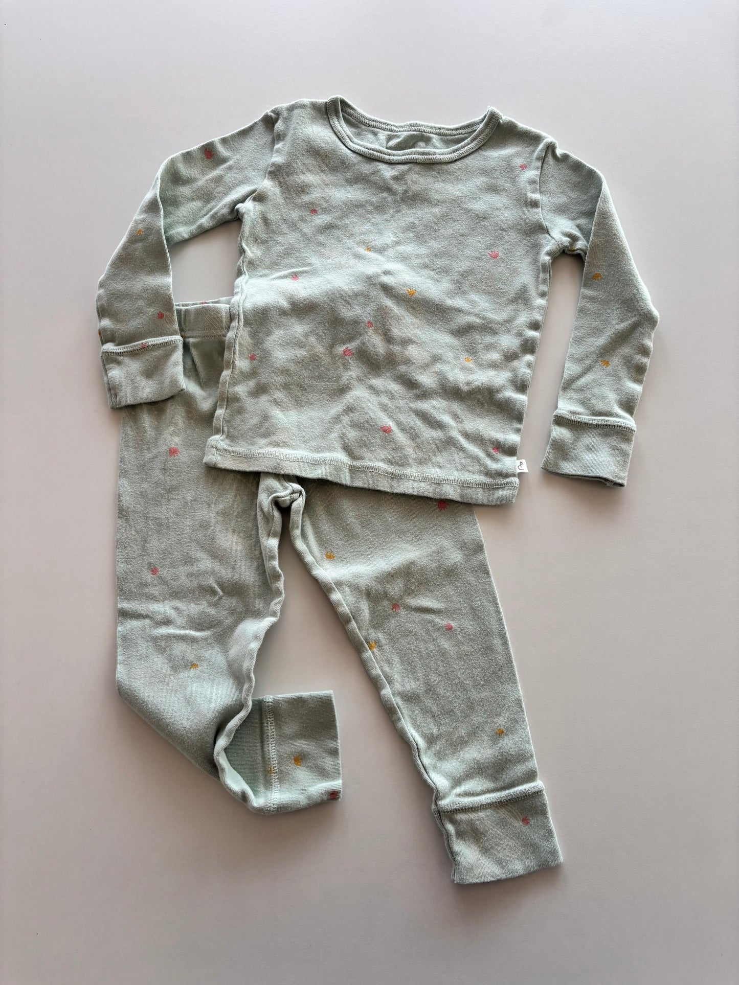 2pc Mint Cactus Pajamas