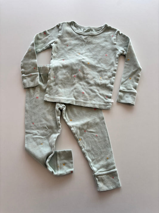 2pc Mint Cactus Pajamas