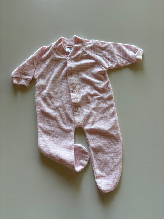 Pink & White Striped Sleeper