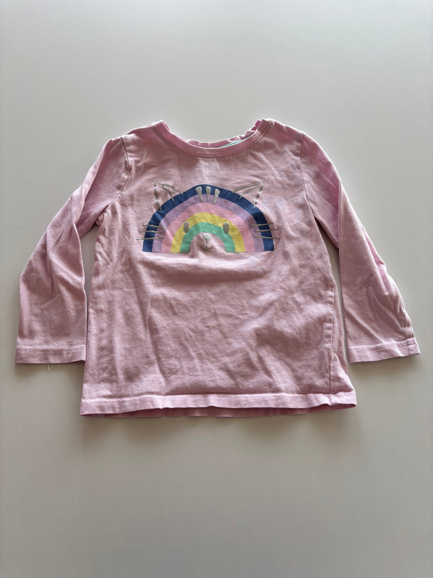 Purple Rainbow Cat Face Shirt