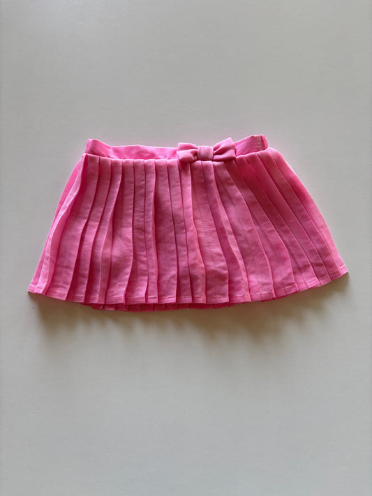 Pink Pleated Skirt
