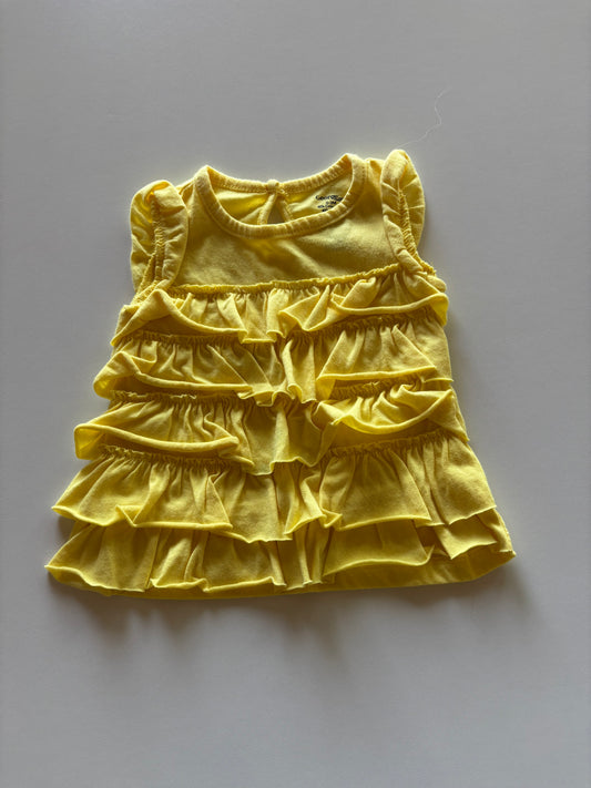 Yellow Ruffled Dress