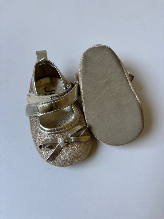 Sparkly Gold Shoes