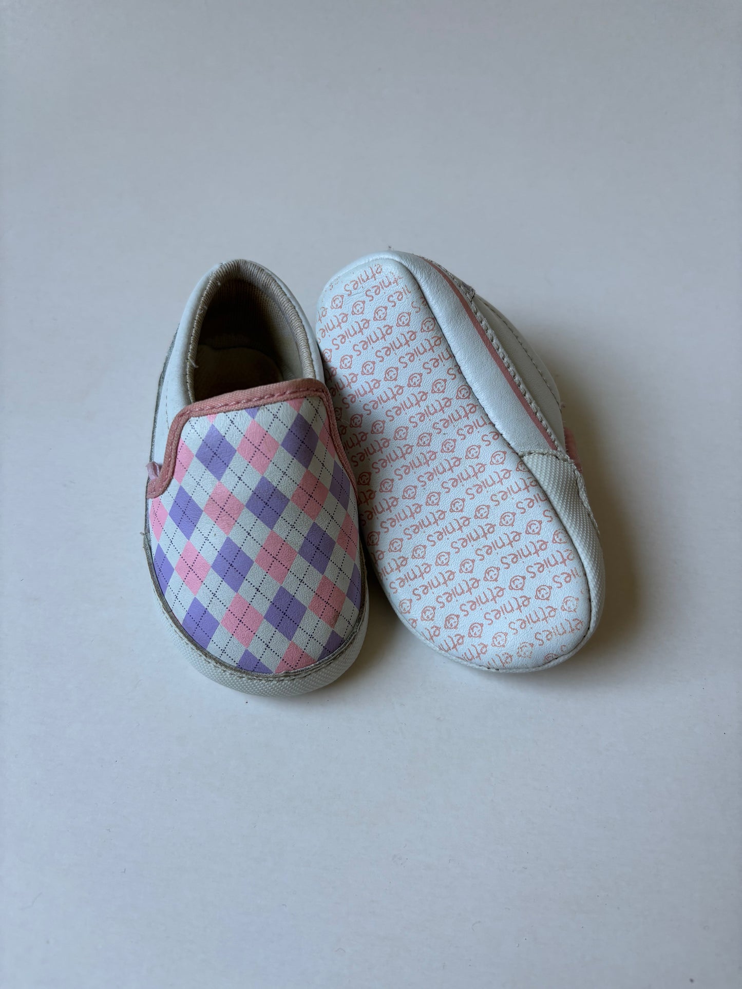 Pink & Purple Diamond Sneakers