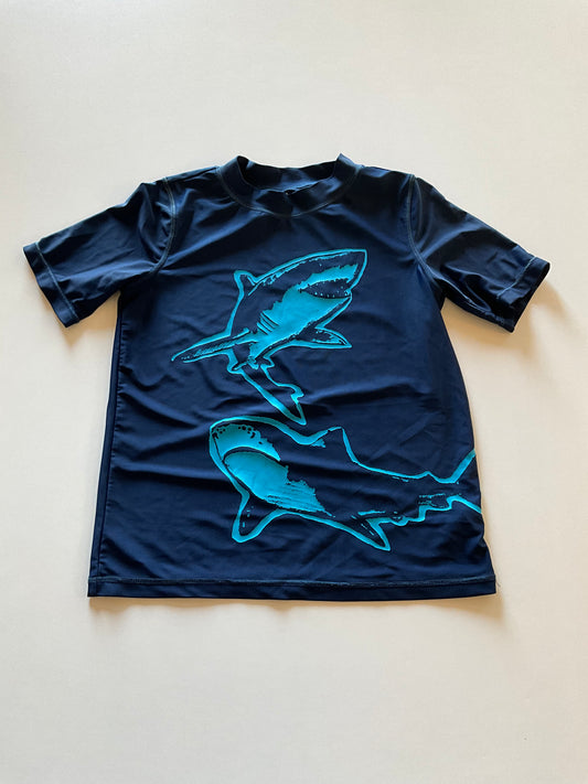 Blue Shark Rash Guard